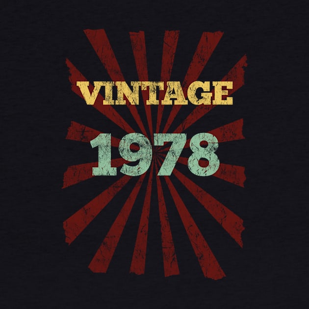 Vintage 1978 40th Birthday by vladocar